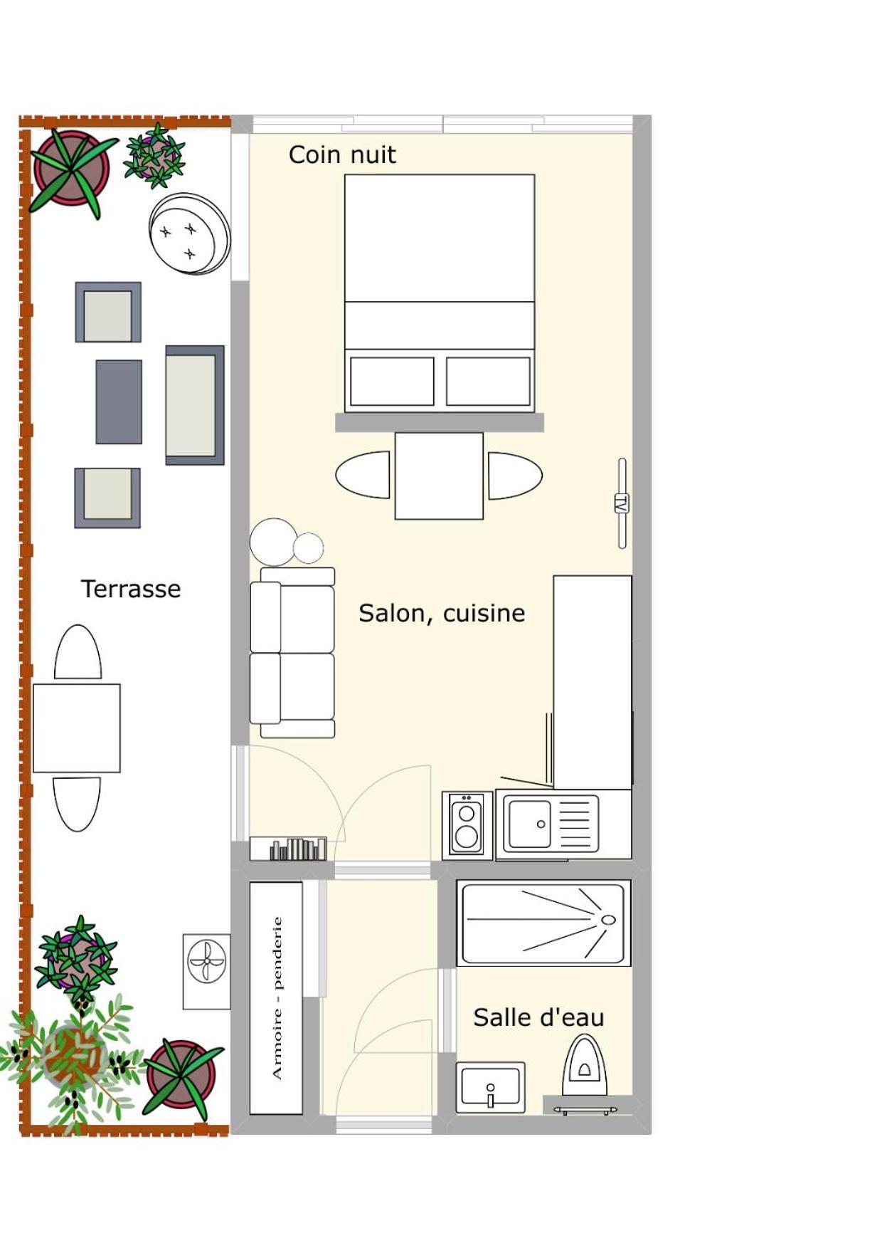 Le Semaphore - Studio Climatise, Grande Terrasse Vue Mer - Parking, Wifi La Grande Motte Exterior photo